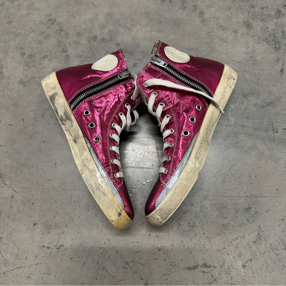 Golden Goose Francy Sneakers Pink Foil 38 - Picture 6 of 12